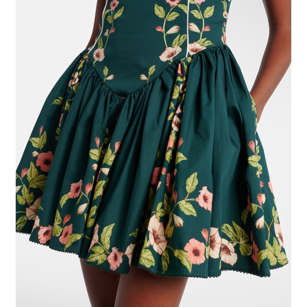 Agua by Agua Bendita Pluma floral cotton minidress - Picture 5 of 9